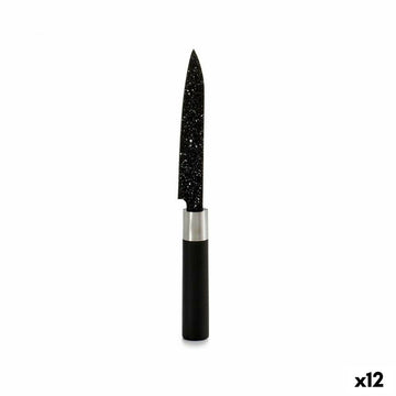 Küchenmesser Kinvara Schwarz Edelstahl Kunststoff 2,5 x 24 x 2,5 cm Marmor (12 Stück)