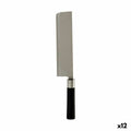 Küchenbeil Kinvara Schwarz Silberfarben Edelstahl Kunststoff 5,6 x 2,5 x 33 cm 33 x 2,5 x 5,6 cm (12 Stück)