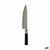 Küchenmesser Kinvara Schwarz Silberfarben Edelstahl Kunststoff 5 x 33,5 x 2,3 cm 33,5 x 2 x 5 cm (12 Stück)