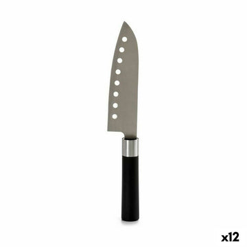 Küchenmesser Kinvara Schwarz Silberfarben Edelstahl Kunststoff 5 x 30 x 2,5 cm (12 Stück)
