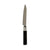 Küchenmesser Kinvara Schwarz Silberfarben Edelstahl Kunststoff 2,7 x 24,3 x 1,8 cm (12 Stück)