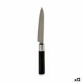 Küchenmesser Kinvara Schwarz Silberfarben Edelstahl Kunststoff 2,7 x 24,3 x 1,8 cm (12 Stück)