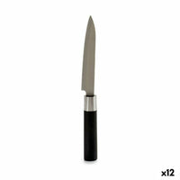 Küchenmesser Kinvara Schwarz Silberfarben Edelstahl Kunststoff 2,7 x 24,3 x 1,8 cm (12 Stück)