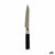 Küchenmesser Kinvara Schwarz Silberfarben Edelstahl Kunststoff 2,7 x 24,3 x 1,8 cm (12 Stück)