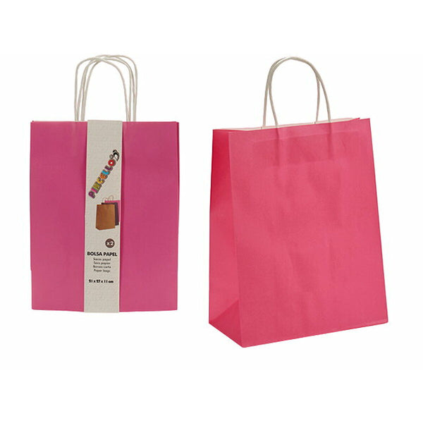 Taschenset Pincello 1703692 Rosa 11 x 36 x 21 cm Papier (12 Stück)