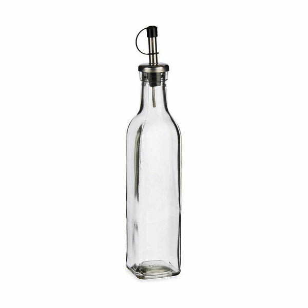 Öl- und Essig-Set Vivalto WJ7069-M WJ7069-M Durchsichtig Metall Glas Silikon Edelstahl Kristall Kunststoff 300 ml 10,5 x 26 x 5,