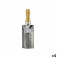 Flaschenkühler Kinvara Grau PVC Kunststoff 18,5 x 2,5 x 8,5 cm 8,5 x 18,5 x 2,5 cm 18 x 8 x 2,5 cm (12 Stück)