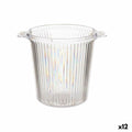 Eiskübel Leknes CH26183 CH26183 Durchsichtig polystyrol Streifen 16,5 x 17 x 21 cm (12 Stück)