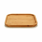 Tablett für Snacks Kinvara Braun karriert 20 x 1,5 x 20 cm (12 Stück)