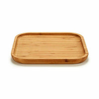 Tablett für Snacks Kinvara Braun karriert 20 x 1,5 x 20 cm (12 Stück)