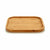 Tablett für Snacks Kinvara Braun karriert 20 x 1,5 x 20 cm (12 Stück)