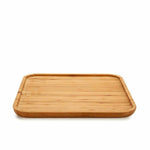 Tablett für Snacks Kinvara Braun karriert 30 x 1,5 x 30 cm (12 Stück)