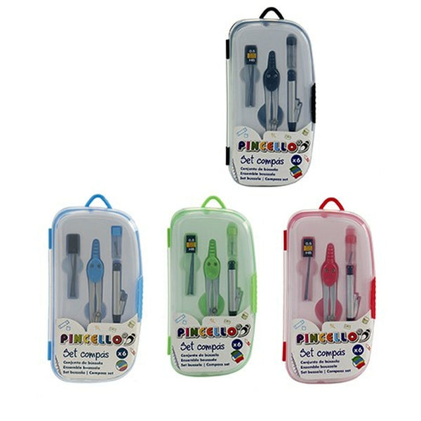 Kompass Pincello 2,5 x 19,5 x 10 cm Druckbleistift (12 Stück)