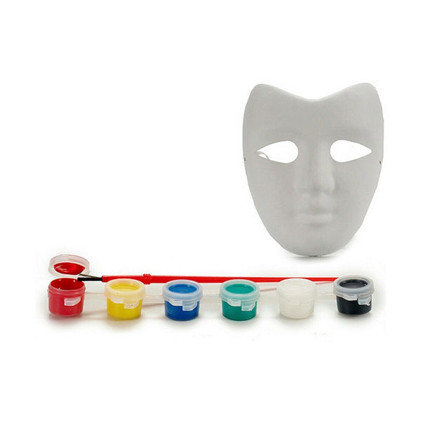 Malerei-Set Pincello Weiß 18 x 7 x 20 cm Maske (12 Stück)