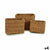 Korbsatz Gift Decor Braun Seetang 4 L 8 L 12 L (4 Stück)