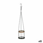 Kerzenschale Ibergarden HW99-1108 Metall Kristall 15,5 x 85,5 x 15,5 cm (12 Stück)