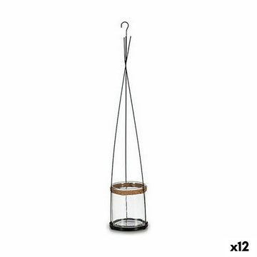 Kerzenschale Ibergarden HW99-1108 Metall Kristall 15,5 x 85,5 x 15,5 cm (12 Stück)