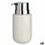Seifenspender Berilo J1017-A-BLANCO Weiß Silberfarben Metall aus Keramik 300 ml 7 x 14,5 x 8,5 cm (6 Stück)