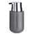 Seifenspender Berilo J1017-A-GRIS Grau Silberfarben Metall aus Keramik 350 ml 7 x 14,5 x 8,5 cm (6 Stück)