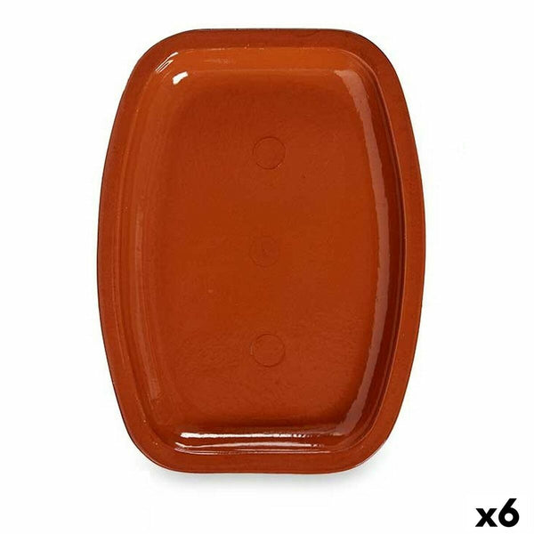 Ofenschüssel La Dehesa 0435 0435 Steingut 26 x 3,5 x 35 cm 35 x 20,8 x 25,5 cm 35 x 3,5 x 25,5 cm (6 Stück)
