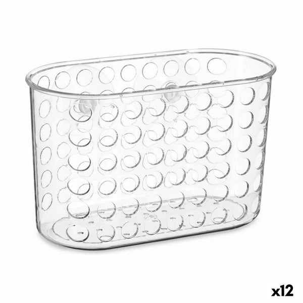 Badewannen-Organizer Halterung Berilo 54160 Durchsichtig PVC Kunststoff 19,3 x 12 x 9 cm (12 Stück)