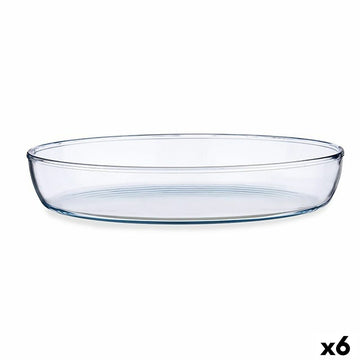 Kochschüssel Pasabahce 1001117-59074 Borcam Oval 3,3 L 25 x 6,5 x 35,2 cm (6 Stück)