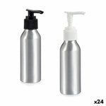 Seifenspender Berilo Silberfarben Aluminium Polypropylen 100 ml 4 x 13 x 5 cm 5 x 13 x 4 cm (24 Stück)