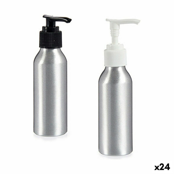 Seifenspender Berilo Silberfarben Aluminium Polypropylen 100 ml 4 x 13 x 5 cm 5 x 13 x 4 cm (24 Stück)