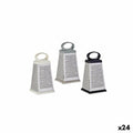 Reibe Kinvara Weiß Schwarz Grau Silber Gummi Edelstahl Kunststoff 11,5 x 22,5 x 10 cm (24 Stück)