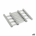 Untersetzer Kinvara Silberfarben Silber Edelstahl 23 x 2 x 20 cm Ausziehbar (12 Stück)