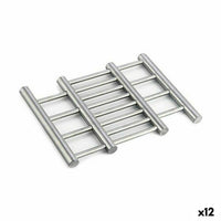 Untersetzer Kinvara Silberfarben Silber Edelstahl 23 x 2 x 20 cm Ausziehbar (12 Stück)