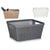 Mehrzweckkorb Kipit 4720 Weiß Beige Grau Kunststoff 5 L 29,5 x 13 x 23 cm (18 Stück)
