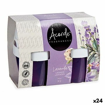 Lufterfrischer-Set Acorde Lavendel Gel (24 Stück)