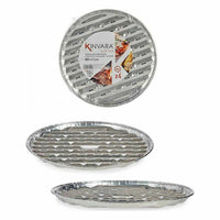 Pizzablech Kinvara 64300 Silberfarben Aluminium 32 x 3 x 32 cm Einwegartikel Pizza (24 Stück)