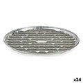 Pizzablech Kinvara 64300 Silberfarben Aluminium 32 x 3 x 32 cm Einwegartikel Pizza (24 Stück)