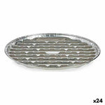 Pizzablech Kinvara 64300 Silberfarben Aluminium 32 x 3 x 32 cm Einwegartikel Pizza (24 Stück)