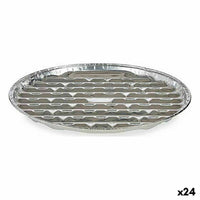Pizzablech Kinvara 64300 Silberfarben Aluminium 32 x 3 x 32 cm Einwegartikel Pizza (24 Stück)