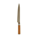 Küchenmesser Kinvara Braun Silberfarben Bambus Edelstahl 3 x 33,5 x 2,5 cm (12 Stück)
