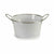 Blumentopf Ibergarden Weiß Silberfarben Zink Würfel 27,5 x 10,5 x 20 cm (24 Stück)