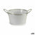 Blumentopf Ibergarden Weiß Silberfarben Zink Würfel 27,5 x 10,5 x 20 cm (24 Stück)