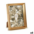 Fotorahmen 15,2 x 20,2 x 3,5 cm Gold Kunststoff Glas (6 Stück)