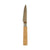 Schälmesser Kinvara Braun Silberfarben Bambus Edelstahl 22 x 19,5 x 2 cm (12 Stück)