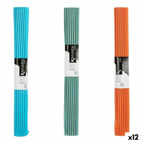 Anti-Rutsch-Matte Kinvara Gummi Kunststoff 65 x 95 cm 65 x 0,03 x 95 cm 7 x 65 x 7 cm (12 Stück)