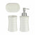 Badezimmer Set Berilo DW29150-1 Weiß aus Keramik (12 Stück)