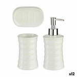 Badezimmer Set Berilo DW29150-1 Weiß aus Keramik (12 Stück)