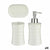 Badezimmer Set Berilo DW29150-1 Weiß aus Keramik (12 Stück)