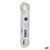 Wäscheleine Kipit HH023B(S/C) Weiß PVC 20 m (12 Stück)