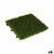 Einfügbare Kachel Ibergarden G004 grün Kunststoff 30 x 3,5 x 30 cm Rasen (6 Stück)