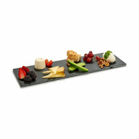 Tablett für Snacks Kinvara Schwarz 50 x 0,5 x 15 cm 15 x 0,5 x 50 cm (12 Stück)