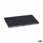 Tablett für Snacks Kinvara Schwarz 10 x 0,5 x 15 cm 15 x 0,5 x 10 cm (36 Stück)